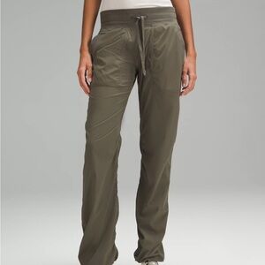 Lululemon dance studio pants in army green